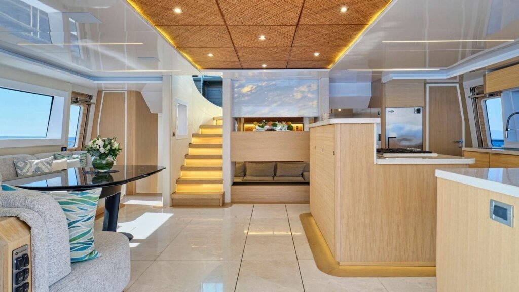 Main salon on board SAMARA