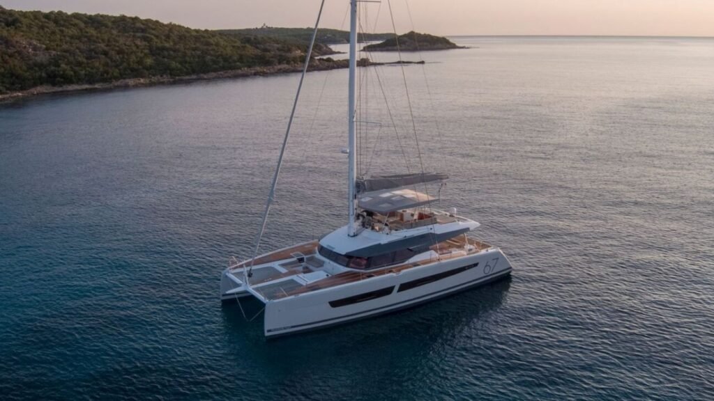 BLUESATION Fountaine Pajot sailing catamaran profile
