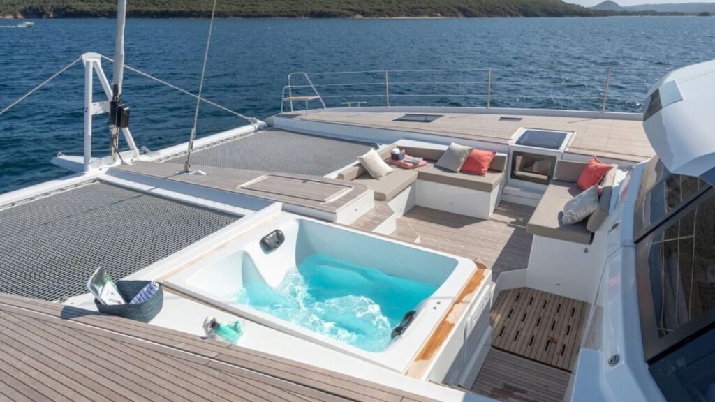 BLUESATION foredeck plunge pool