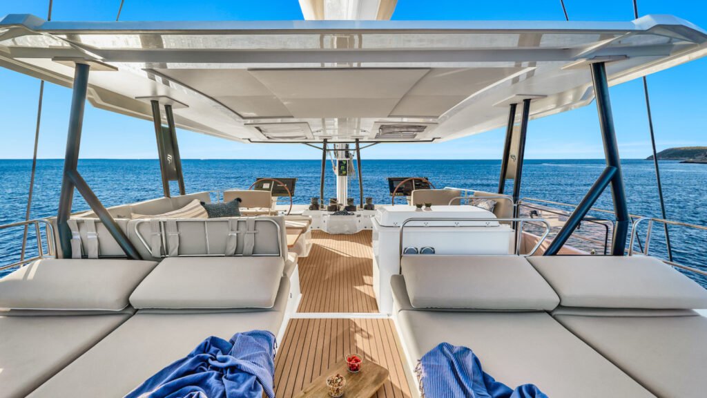 ERA flybridge sunbathing