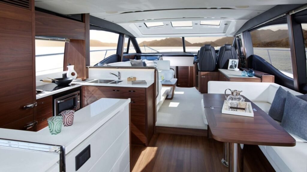 FAR & AWAY Princess yacht charter - Main Salon