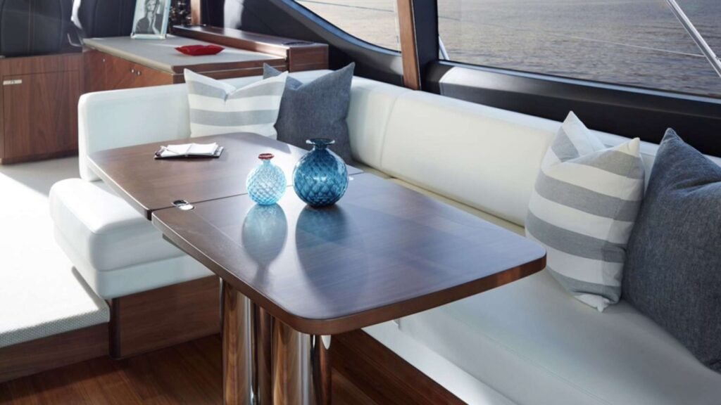 FAR & AWAY Princess yacht charter - Main Salon Dining