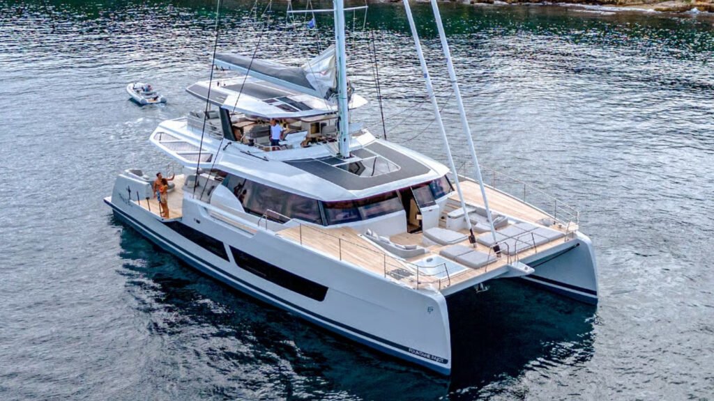 MAGIC MOMENTS 3 Fountaine Pajot Thira 80 sailing catamaran 2