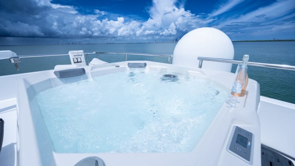 MARY KATHLENE foredeck jacuzzi