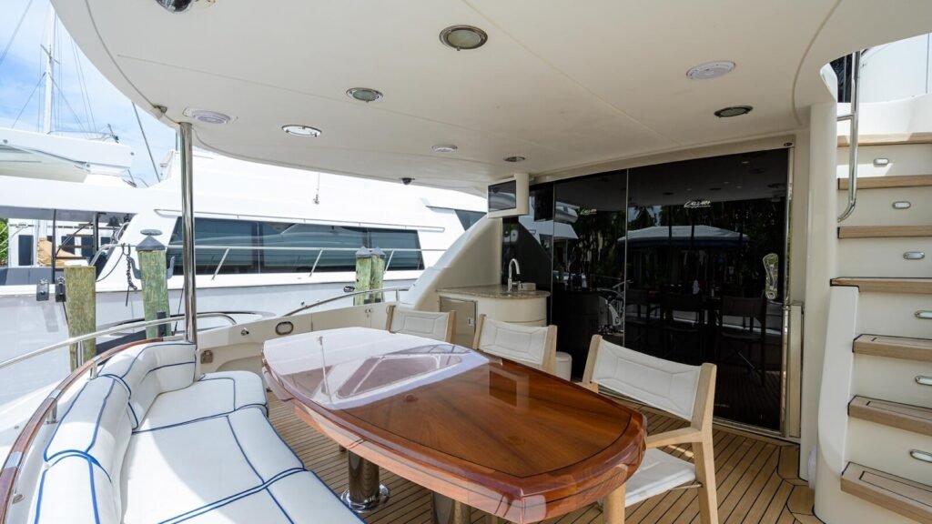 GYPSEA Aft Deck Dining