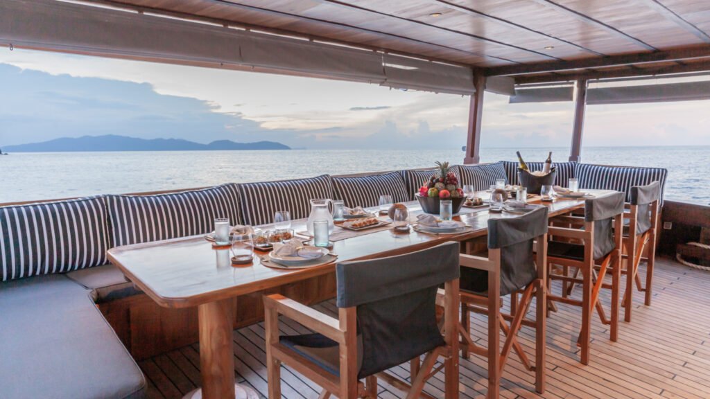 REBEL main deck aft dining