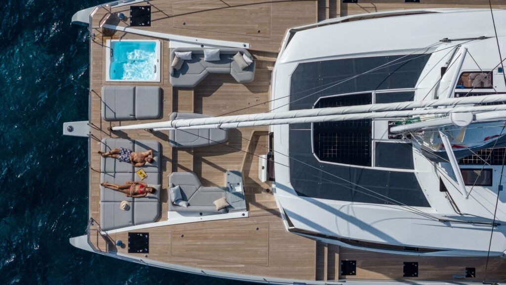 WINDKIND foredeck with sea views